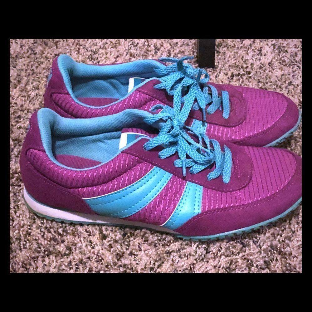 Active by Old Navy Purple and Blue Sneakers S 9
